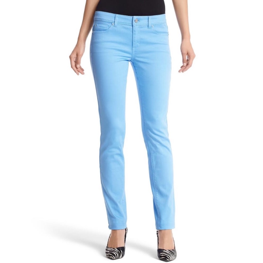 White House Black Market Bland Blue Skinny Jean